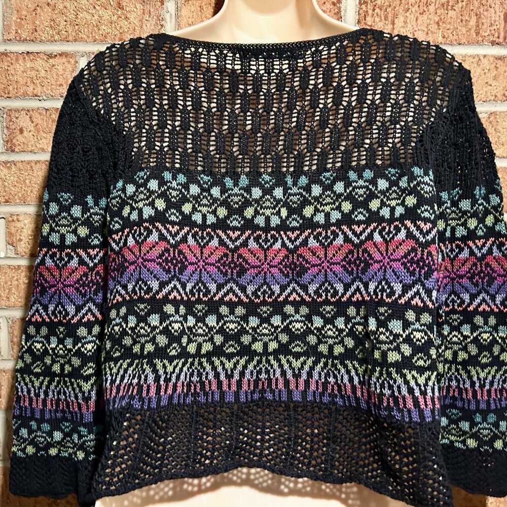 Peruvian Connection Multicolored Geometric Print … - image 5